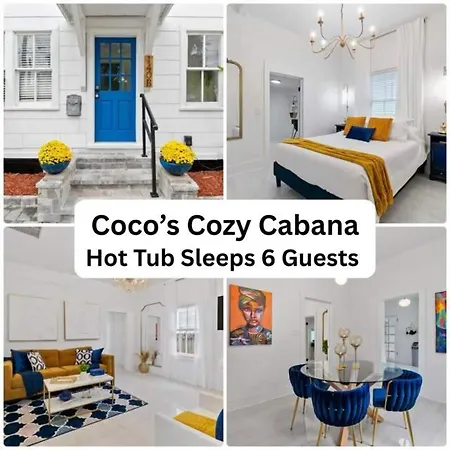 Coco'S Cozy Cabana - Hot Tub Walk To Downtown